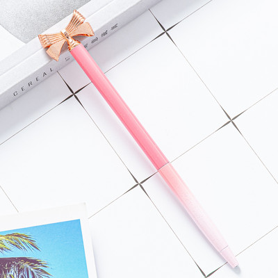 1 kom kawaii kemijska olovka Školski uredski pribor Tiskanice Roman Slatka mašna Metalna luksuzna marka visokokvalitetne vrteće se vjenčane slatke