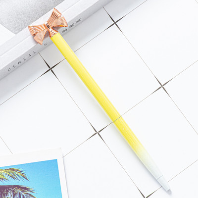 1 kom kawaii kemijska olovka Školski uredski pribor Tiskanice Roman Slatka mašna Metalna luksuzna marka visokokvalitetne vrteće se vjenčane slatke