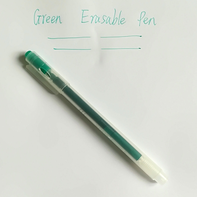 Izvelkamas dzēšamās gēla pildspalvas ar smalku galu 0,7 mm, lai kļūdas pazustu Premium Comfort Grip melnā tinte plānotājiem piezīmju veikšanai