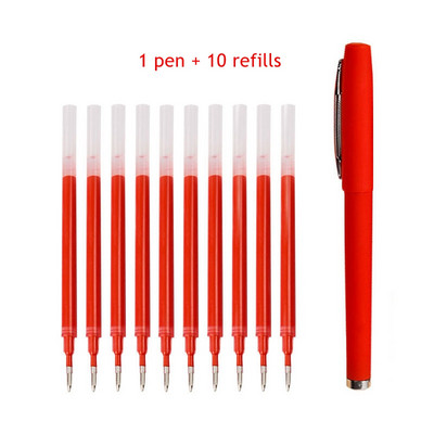 Haile 0,5 mm/0,7 mm/1,0 mm matné gélové pero, náhradná sada, veľkokapacitné kaligrafické pero na podpis, kancelárske školské potreby, písacie potreby