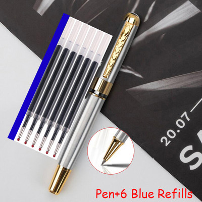 Karsti pārdod zīmolu metāla rullīšu lodīšu pildspalva biznesa vīriešiem paraksta dāvanu rakstīšanas pildspalva Pērk 2 Sūtīt dāvanu