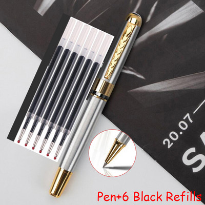 Karsti pārdod zīmolu metāla rullīšu lodīšu pildspalva biznesa vīriešiem paraksta dāvanu rakstīšanas pildspalva Pērk 2 Sūtīt dāvanu