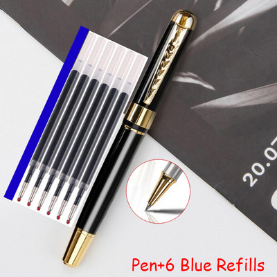 Karsti pārdod zīmolu metāla rullīšu lodīšu pildspalva biznesa vīriešiem paraksta dāvanu rakstīšanas pildspalva Pērk 2 Sūtīt dāvanu