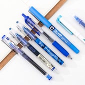 7pcs/set Simplicity Color Large Gel Pen Set 0.5mm Brzosušeće ravne olovke Highlighter Pisanje za školski pribor Kawaii