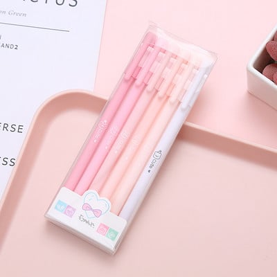 6 ks/sada roztomilé gélové pero sada retro 0,5 mm modro-čierne podpisové pero študentské písanie atramentové pero guľôčkové pero školské kancelárske potreby