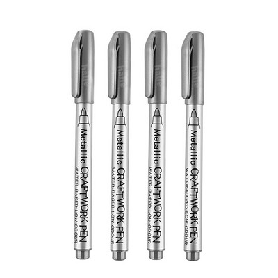 DIY peegeldav kunstimarker värvipliiats Hõbedane vedel kroomitud alkoholivärv peegeldav hõbedane markerpliiats Metallic Art käsitööpliiats