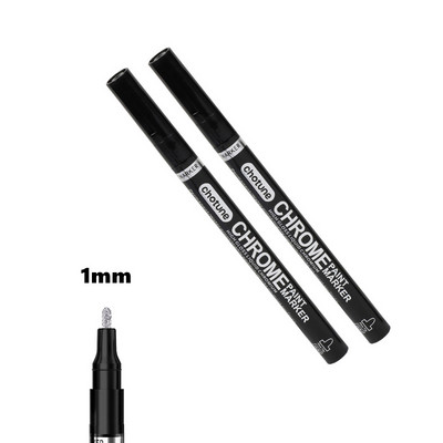 DIY peegeldav kunstimarker värvipliiats Hõbedane vedel kroomitud alkoholivärv peegeldav hõbedane markerpliiats Metallic Art käsitööpliiats