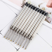 5 komada dopuna za metalne kemijske olovke, plava crna tinta, srednje roller kemijske olovke, dopuna za uredski pribor za školu Parker