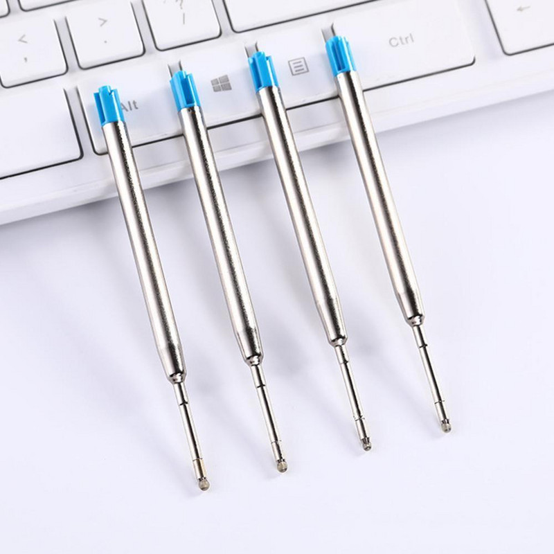5 komada dopuna za metalne kemijske olovke, plava crna tinta, srednje roller kemijske olovke, dopuna za uredski pribor za školu Parker