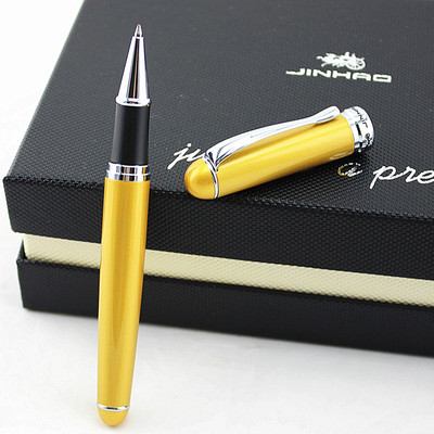 Jinhao 750 auriu și argint 15 culori stilou roller pentru școală de birou de lux de înaltă calitate Materiale de papetărie complet metal