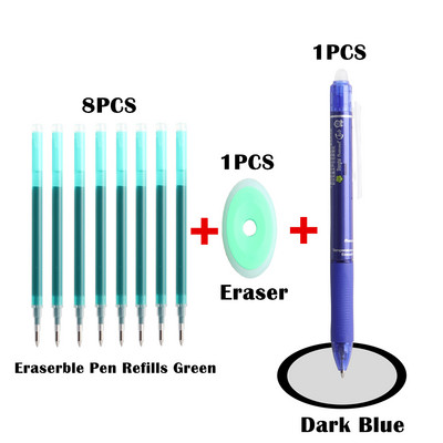 10 ΤΕΜ/Σετ πένας Gel Pen Rubber Hot Erasable Pen Imported Ink Temperature Control Erasable Pen Press Erasable Pens for School Office