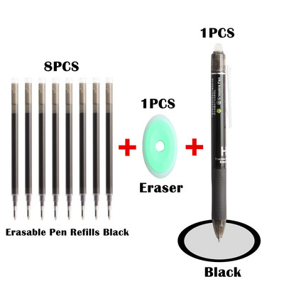 10 ΤΕΜ/Σετ πένας Gel Pen Rubber Hot Erasable Pen Imported Ink Temperature Control Erasable Pen Press Erasable Pens for School Office