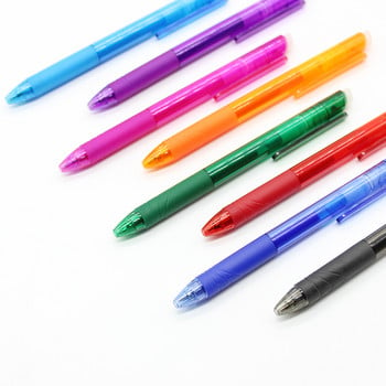 11 бр./лот 0,7 mm Magic Erasable Pen Press Гел писалка Миеща се дръжка Пръчка за пълнене на писалка Синьо/черно мастило Училищни канцеларски материали за писане 8 цвята