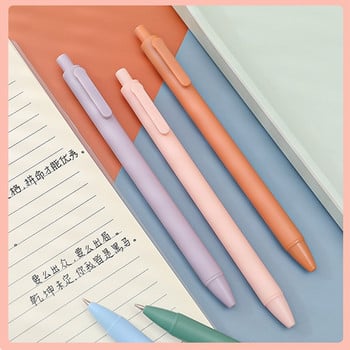 5 бр./компл. Creative Cute Simple Small Fresh Gel Pen Kawaii Macaron Neutral Pen Dnevnik Консумативи Писалка за канцеларски материали