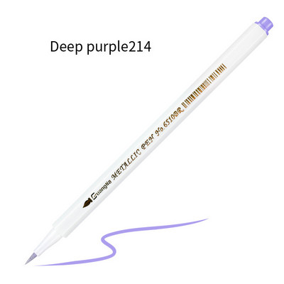 36 de culori metalice Marker Pixuri Highlignnt pentru vopsea pe sticlă Pictură pe piatră de piatră DIY Crearea de carduri Plastic Ceramic Lemn Metal Suprafață