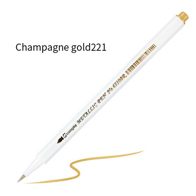 36 de culori metalice Marker Pixuri Highlignnt pentru vopsea pe sticlă Pictură pe piatră de piatră DIY Crearea de carduri Plastic Ceramic Lemn Metal Suprafață