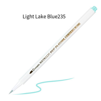 36 de culori metalice Marker Pixuri Highlignnt pentru vopsea pe sticlă Pictură pe piatră de piatră DIY Crearea de carduri Plastic Ceramic Lemn Metal Suprafață