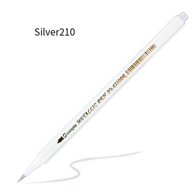 36 de culori metalice Marker Pixuri Highlignnt pentru vopsea pe sticlă Pictură pe piatră de piatră DIY Crearea de carduri Plastic Ceramic Lemn Metal Suprafață