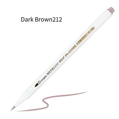 36 de culori metalice Marker Pixuri Highlignnt pentru vopsea pe sticlă Pictură pe piatră de piatră DIY Crearea de carduri Plastic Ceramic Lemn Metal Suprafață