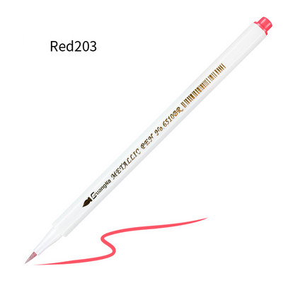 36 de culori metalice Marker Pixuri Highlignnt pentru vopsea pe sticlă Pictură pe piatră de piatră DIY Crearea de carduri Plastic Ceramic Lemn Metal Suprafață