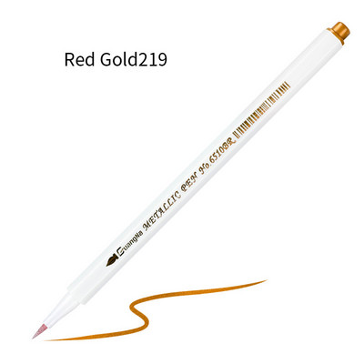 36 de culori metalice Marker Pixuri Highlignnt pentru vopsea pe sticlă Pictură pe piatră de piatră DIY Crearea de carduri Plastic Ceramic Lemn Metal Suprafață