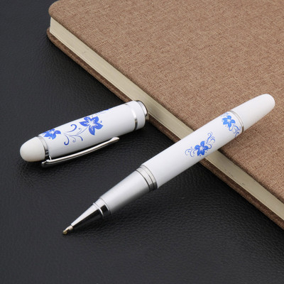 1 τεμ Μεταλλικό στυλό Rollerball κινέζικη ζωγραφική 0,5mm Ανταλλακτικά μελανιού για σχολικά προμήθειες γραφείου επιχειρήσεων Γράψιμο