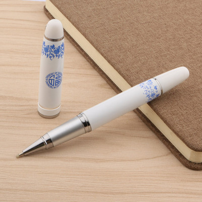 1 τεμ Μεταλλικό στυλό Rollerball κινέζικη ζωγραφική 0,5mm Ανταλλακτικά μελανιού για σχολικά προμήθειες γραφείου επιχειρήσεων Γράψιμο