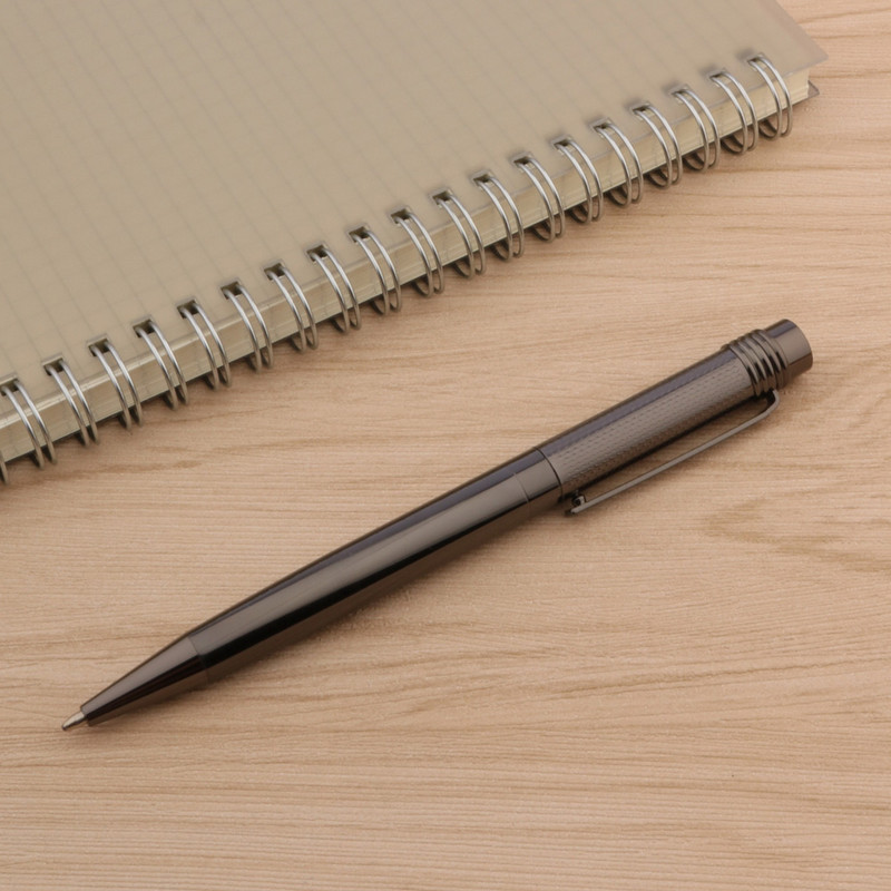 Luksuzna metalna kemijska olovka Gun Grey Wave Klasična dopisnica Uredski školski pribor Poklon za pisanje Novo