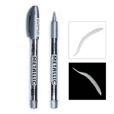 2 bucăți pixuri de marcare colorate pentru vopsea, metal, Sharpie, aur și argint, 1,5 mm, rechizite pentru studenți, pix pentru artizanat, pictură artistică