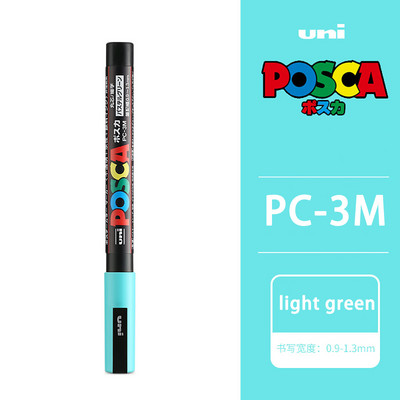1 vnt UNI POSCA žymeklio rašiklis PC-3M POP plakatas Grafiti žymeklis vandeniui atsparus studentų biuro reikmenys tapybos meno raštinės reikmenys 31 spalva