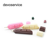2Pcs Funny Novetly Chocolate Design Kemijske olovke Modne kemijske olovke za djevojčice i dječake Materijal kemijske olovke Escolar Bolis Escolares Školski pribor