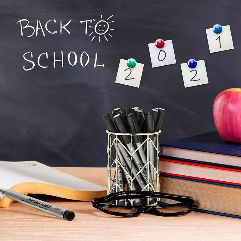 9Pcs/Set Profession Pigment Liner Micron Ink Art Marker Pen za crtanje skica Stripovi Micron Liner Kist Hook Line Pens pribor