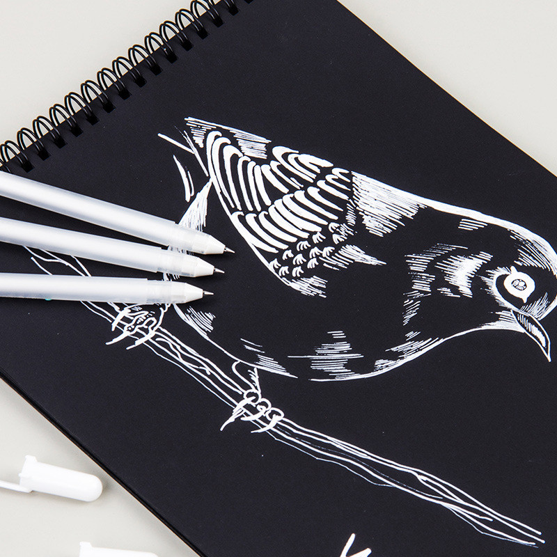 3 τεμ./παρτίδα Sakura White Gel στυλό μελάνι Classic Gelly Roll Art Highlight Μαρκαδόρο Φωτεινό λευκό ασημί Χρυσό ζωγραφική στυλό ζωγραφικής