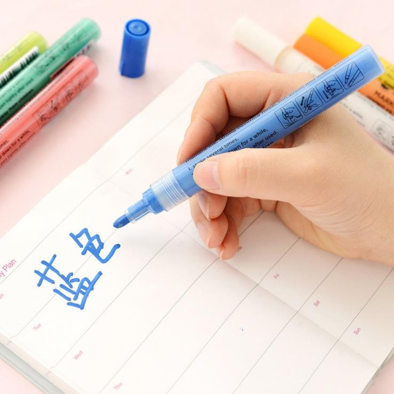 1kom akrilna boja Umjetnička flomaster olovka s pigmentnom tintom na bazi vode za kameno staklo porculanska šalica slikanje na drvenoj tkanini crtanje