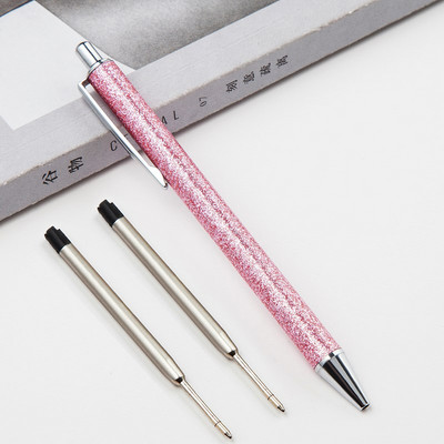 Kawaii pastapliiats, kullast pulbrist valmistatud metallist pastapliiats koos täidisega maagiline pastapliiats Moekooli kontoritarbed õpilastele tüdrukutele kingitused