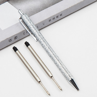 Kawaii pastapliiats, kullast pulbrist valmistatud metallist pastapliiats koos täidisega maagiline pastapliiats Moekooli kontoritarbed õpilastele tüdrukutele kingitused