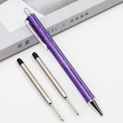 Kawaii pastapliiats, kullast pulbrist valmistatud metallist pastapliiats koos täidisega maagiline pastapliiats Moekooli kontoritarbed õpilastele tüdrukutele kingitused