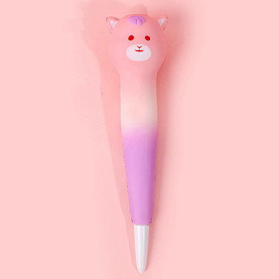 Squishy Kawaii Slatke gel olovke Stres Fidget Pjena Vrti Cool Funny Ballpoint Školski uredski pribor Pisanje Djevojka Poklon Stvari
