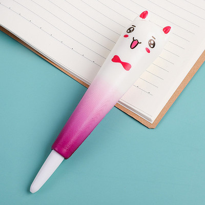 Squishy Kawaii Slatke gel olovke Stres Fidget Pjena Vrti Cool Funny Ballpoint Školski uredski pribor Pisanje Djevojka Poklon Stvari
