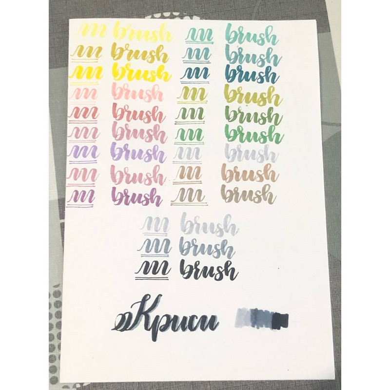 3 komada retro kista u boji set markera s dvostranim finim linerom Tinta na bazi vode koja se može miješati akvarelnom umjetničkom bojom za crtanje F133