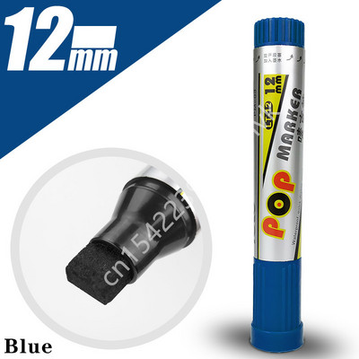 12 színű széles fejű olajos ecset tollkészlet Művészi jelölő vázlatos graffiti markerek manga rajziskolához irodai művészeti kellékek