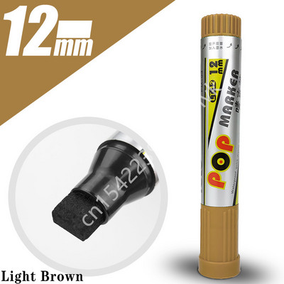 12 színű széles fejű olajos ecset tollkészlet Művészi jelölő vázlatos graffiti markerek manga rajziskolához irodai művészeti kellékek