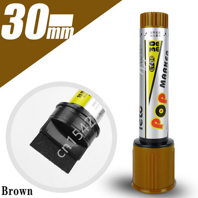 12 színű széles fejű olajos ecset tollkészlet Művészi jelölő vázlatos graffiti markerek manga rajziskolához irodai művészeti kellékek