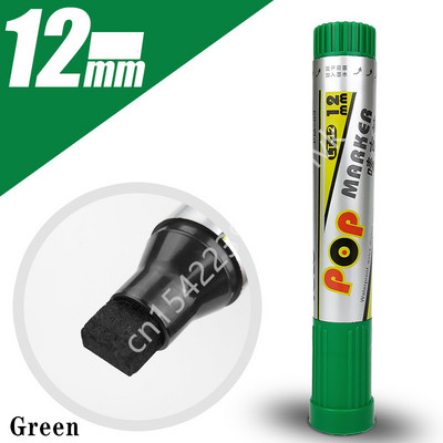 12 színű széles fejű olajos ecset tollkészlet Művészi jelölő vázlatos graffiti markerek manga rajziskolához irodai művészeti kellékek