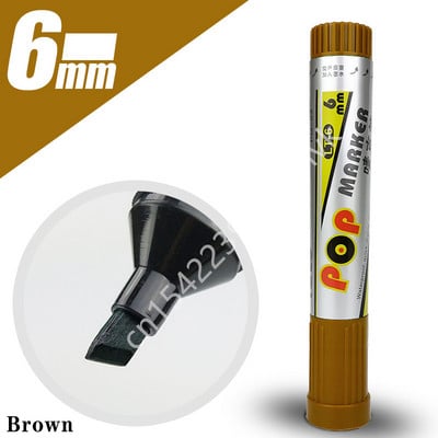 12 színű széles fejű olajos ecset tollkészlet Művészi jelölő vázlatos graffiti markerek manga rajziskolához irodai művészeti kellékek