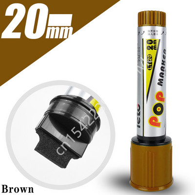 12 színű széles fejű olajos ecset tollkészlet Művészi jelölő vázlatos graffiti markerek manga rajziskolához irodai művészeti kellékek