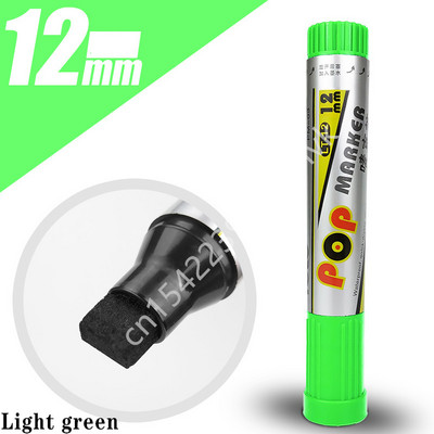 12 színű széles fejű olajos ecset tollkészlet Művészi jelölő vázlatos graffiti markerek manga rajziskolához irodai művészeti kellékek