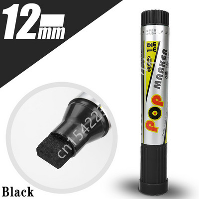 12 színű széles fejű olajos ecset tollkészlet Művészi jelölő vázlatos graffiti markerek manga rajziskolához irodai művészeti kellékek