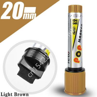 12 színű széles fejű olajos ecset tollkészlet Művészi jelölő vázlatos graffiti markerek manga rajziskolához irodai művészeti kellékek