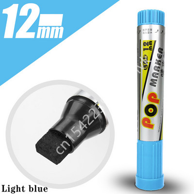 12 színű széles fejű olajos ecset tollkészlet Művészi jelölő vázlatos graffiti markerek manga rajziskolához irodai művészeti kellékek